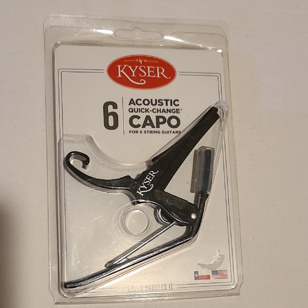 Kyser Acoustic Quick Change CAPO,  6 String, New In Packaging Guitar